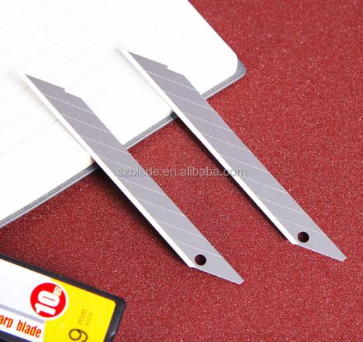 Amazon Top Seller Heavy Duty Pocket 9mm Utility Knife Paper Cutter With Retractable Blade Pocket Utility Knife Oem Box