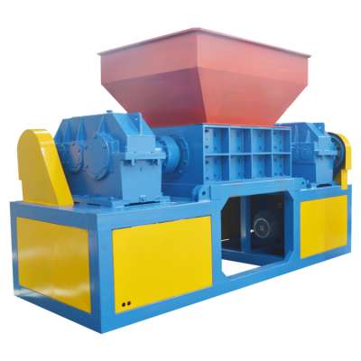 Multifunctional E Waste aluminum ubc  iron scrap industri metal Recycling Double Shaft Shredder machine